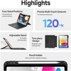 DUX DUCIS dėklas DK sulankstomas su belaide klaviatūra iPad 4/5/6/iPad Pro 11 (2018/2020/2021/2022) juodas
