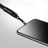 FORCELL F-DESIGN R10X40 riešo telefono virvelė su reguliuojamu ilgiu (maks. 20 cm kilpoje) juoda