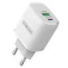 Oem Įkroviklis DUZZONA T2 30W 1xUSB, 1xType-C baltas
