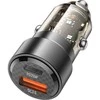 Automobilinis įkroviklis Borofone BZ20 PD20W+QC3.0 38W juodas