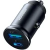 Automobilinis įkroviklis Joyroom JR-CCN05 USB-C/USB-A 30W juodas