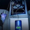 Automobilinis įkroviklis Joyroom JR-CL07 3-in-1 USB/Type-C 55W + Type-C 1.5m juodas