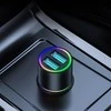 Įkroviklis automobilinis Joyroom JR-CL10 LED 2xUSB 24W + 3in1 USB Type-C/microUSB/Lightning 1.2m juodas