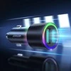 Įkroviklis automobilinis Joyroom JR-CL10 LED 2xUSB 24W + 3in1 USB Type-C/microUSB/Lightning 1.2m juodas