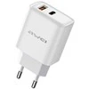 Įkroviklis Awei PD81-EU 22.5W USB-A/USB-C baltas