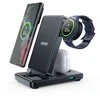 Įkroviklis belaidis Joyroom JR-WQS01 4-in-1 for Samsung Galaxy USB-C juodas