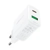 Įkroviklis buitinis Acefast A25 PD20W Type-C/USB-A baltas