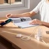 Baseus kompaktiškas greitas įkroviklis, 3x USB, 17W - baltas