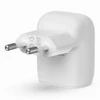 Įkroviklis buitinis Belkin Boost Charge 20W USB-C PD + USB-C to Lightning kabelis baltas