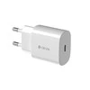 Įkroviklis buitinis Devia Rocket PD Quick Charge 25W baltas