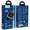 Usams Įkroviklis Hoco N4 12W 2xUSB-A juodas