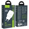 Įkroviklis Hoco N4 12W 2xUSB-A baltas
