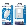 Įkroviklis Jellico EU01 2.4A USB-A baltas