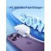 Įkroviklis Joyroom JR-TCF02 20W USB-C + USB-C iki Lightning kabelis 1,0m baltas