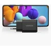 UGREEN CD122 18W QC 3.0 USB sieninis įkroviklis - Juodas