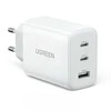 Sieninis įkroviklis UGREEN CD275, 2x USB-C, 1x USB, 65W (balta)
