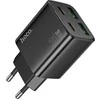 Įkroviklis Hoco N56 30W GaN 2xUSB-C/2xUSB-A juodas