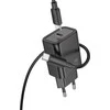 Įkroviklis Hoco N60 20W GaN USB-C + USB-C to USB-C cable 1.0m juodas