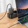 Įkroviklis Hoco N60 20W GaN USB-C + USB-C to USB-C cable 1.0m juodas