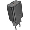 Įkroviklis Hoco N63 30W GaN USB-C/USB-A juodas