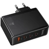 Įkroviklis Hoco N85 100W 3xUSB-C/USB-A juodas