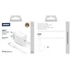 JELLICO sieninis pakrovėjas AK180 PD 20W 1xUSB-C + laidas USB-C - USB-C Baltas
