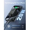 Įkroviklis Joyroom JR-TCF20 20W USB-C + USB-C iki Lightning kabelis 1,0m baltas