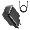 Įkroviklis Joyroom JR-TCF23 25W USB-C + USB-C to USB-C cable 1.0m juodas
