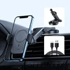 Automobilinis laikiklis-įkroviklis Joyroom JR-ZS295 15W MagSafe juodas