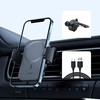 Automobilinis laikiklis-įkroviklis Joyroom JR-ZS295 15W MagSafe juodas