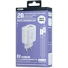 Įkroviklis Remax RP-U120 20W USB-C/USB-A + USB-C to Lightning cable 1.0m baltas