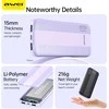 Išorinė baterija Power Bank Awei P20K 5V/2.4A 10000mAh juoda