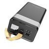 Nešiojamas įkroviklis Borofone Power Bank BJ18A Coolmy 30000mAh, Juodas