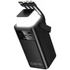 Borofone Power Bank 50000mAh BJ65A High – 2xUSB + Type C – QC 3.0 22,5W + PD 20W with USB, Type C, Lightning and micro USB juodos spalvos