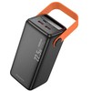 Išorinė baterija Power Bank Borofone BJ66A 22.5W+PD20W 50000mAh juoda