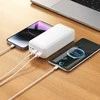 Borofone Power Bank 30000mAh BJ80B Clever – 2xUSB + Type C – QC 3.0 22,5W PD 20W juodos spalvos