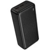 Borofone Power Bank 30000mAh BJ80B Clever – 2xUSB + Type C – QC 3.0 22,5W PD 20W juodos spalvos