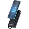 Išorinė baterija  Dudao K15Pro | 20000 mAh | 22.5 W PD | USB-C / USB-A | integruoti Lightning ir USB-C kabeliai