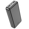 Išorinė baterija Power Bank Hoco J100A 2xUSB-A 20000mAh juodas