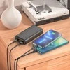 Nešiojamas įkroviklis HOCO J101A Astute, 3A, 20000 mAh, juodas, su LED indikatoriumi