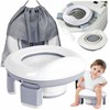 Kelioninis puodukas vaikams Reach Portable Potty 3in1 baltas/pilkas