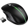 Klaviatūra Belaidė pelė Hoco GM40 RGB juoda