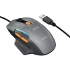 Klaviatūra Laidinė pelė Hoco GM52 RGB Gaming juoda/pilka