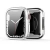 LCD apsauginis stikliukas/dėklas Dux Ducis Samo Apple Watch 45mm sidabrinis