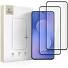 Tech-Protect Glass Fit+ 2-pack apsauginis stiklas skirta Samsung Galaxy S25 FE – juodas