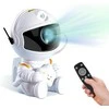 LED 3D galaktikų ir žvaigždžių projektorius Reach Mini Astronaut, baltas