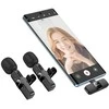 Mikrofonas Borofone BFK15 Lightning/USB-C juodas
