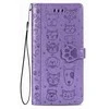 Reach Dėklas Cat-Dog Samsung A356 A35 5G violetinis