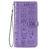 Reach Dėklas Cat-Dog Samsung A546 A54 5G violetinis