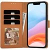 Reach Dėklas Fancy Wallet Apple iPhone 13/14 rudas